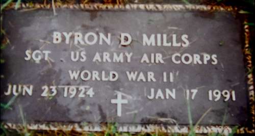 Mills headstone